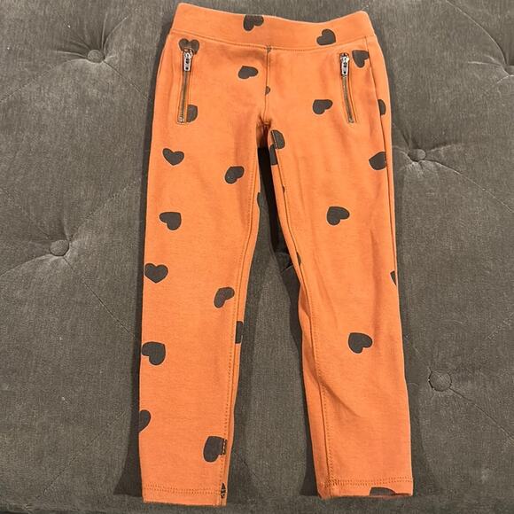 The children’s place heart leggings size 5 - Picture 1 of 4
